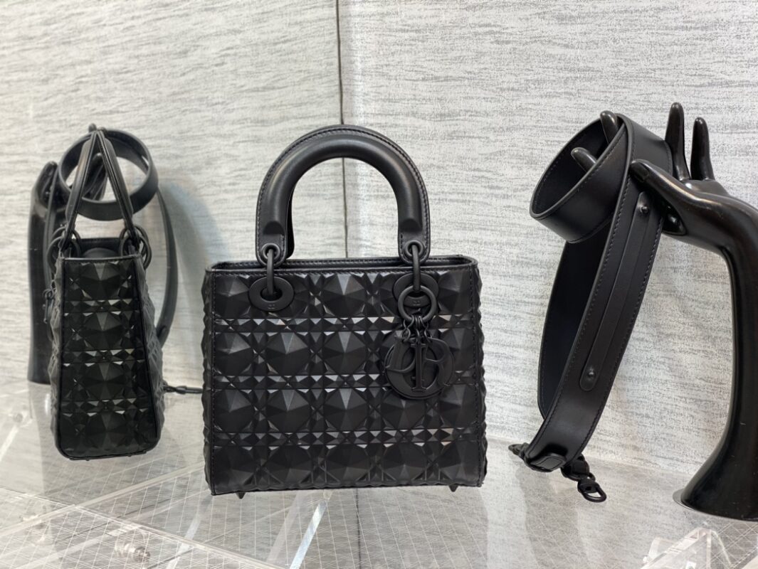 Lady Dior Small Bag in Matte Black