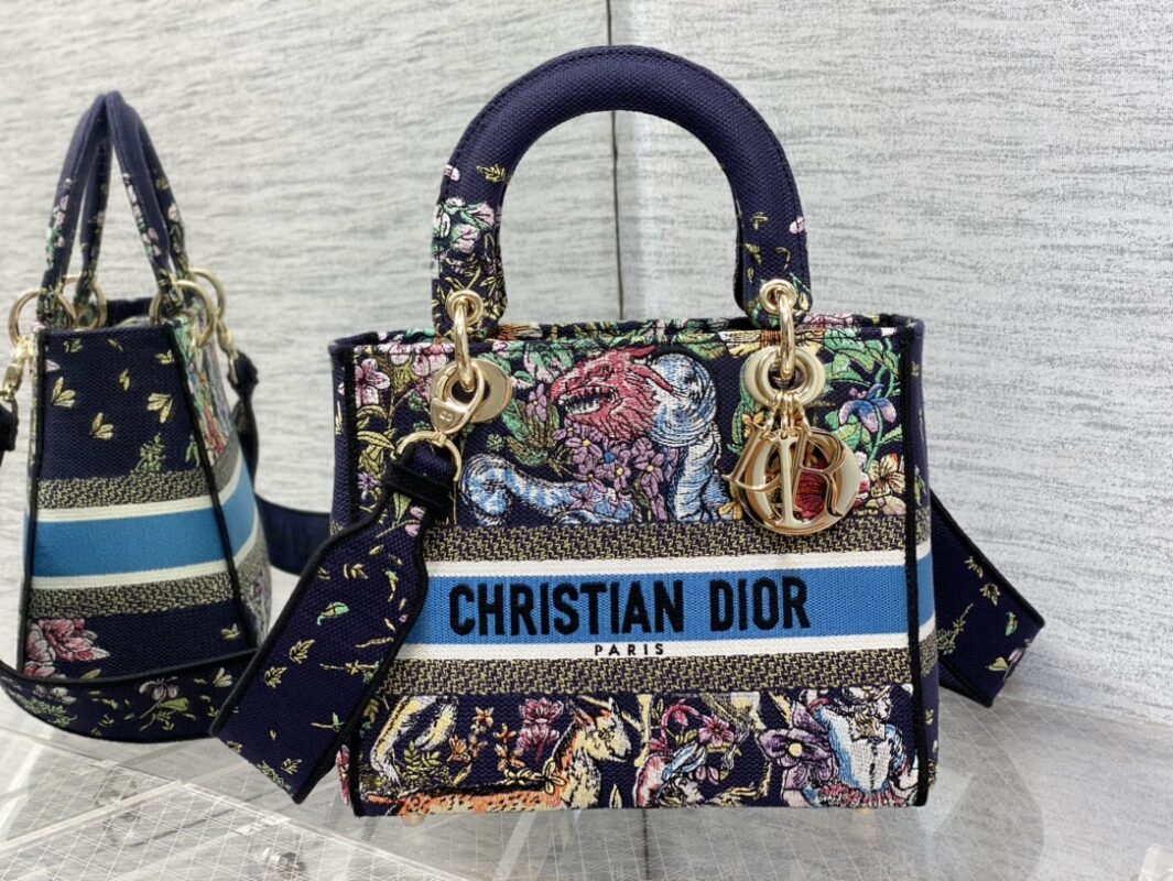 Lady Dior Small Animal Garden Bag
