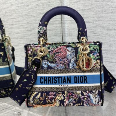 Lady Dior Small Animal Garden Bag