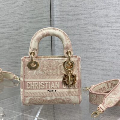 Lady Dior Tiger Embroidery Mini Bag