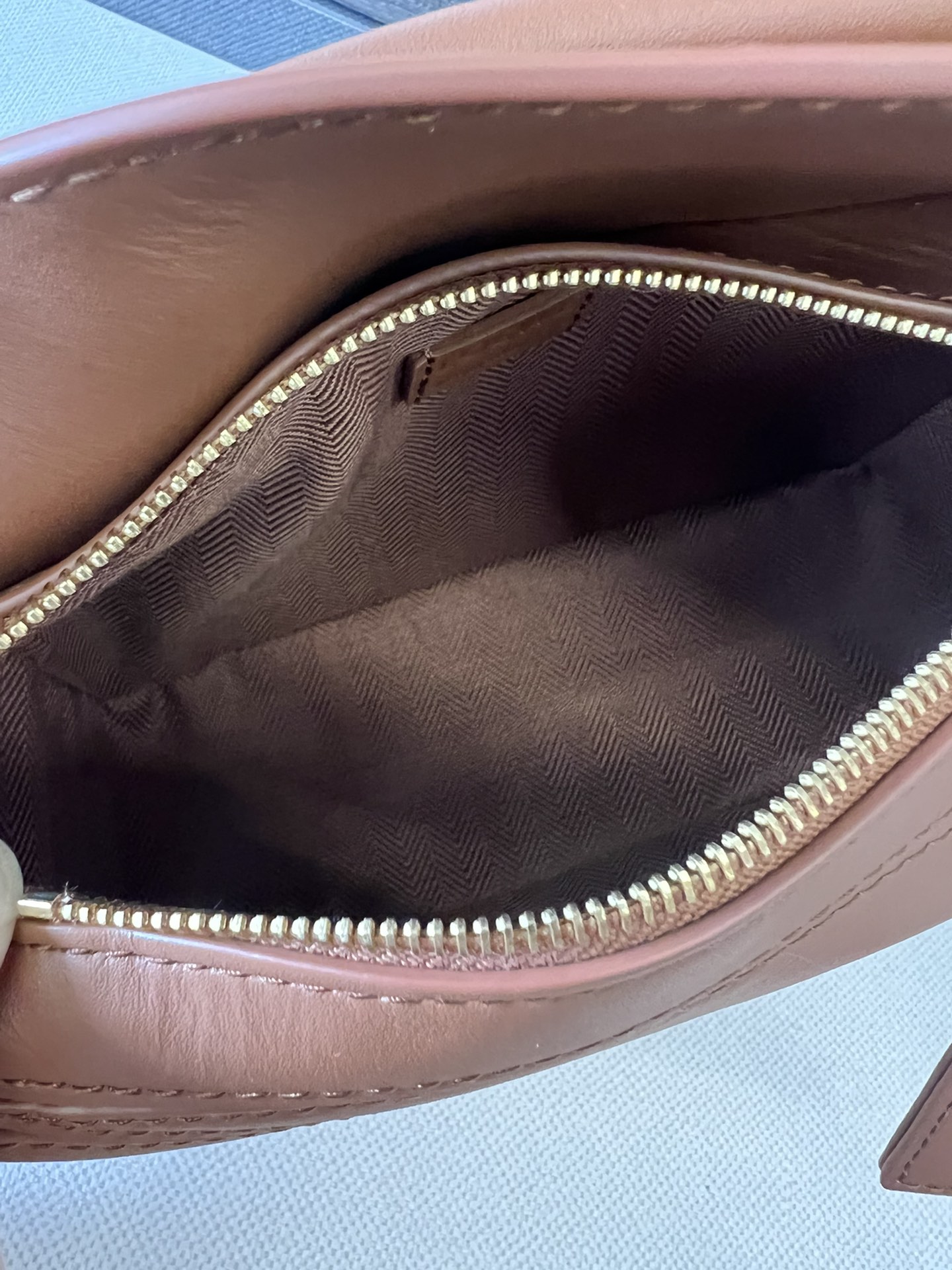 Loewe Puzzle Bag in Orange Satin Calfskin - Image 9