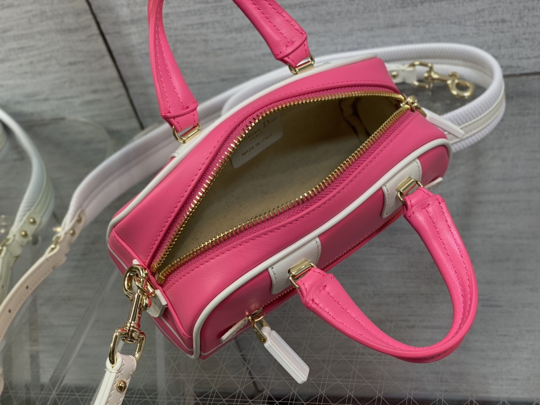 Dior Bowling Bag in Pink - Image 6