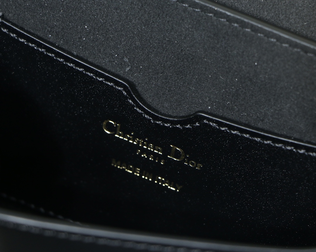 Dior Bobby East-West Underarm Bag in Black Calfskin - Image 10