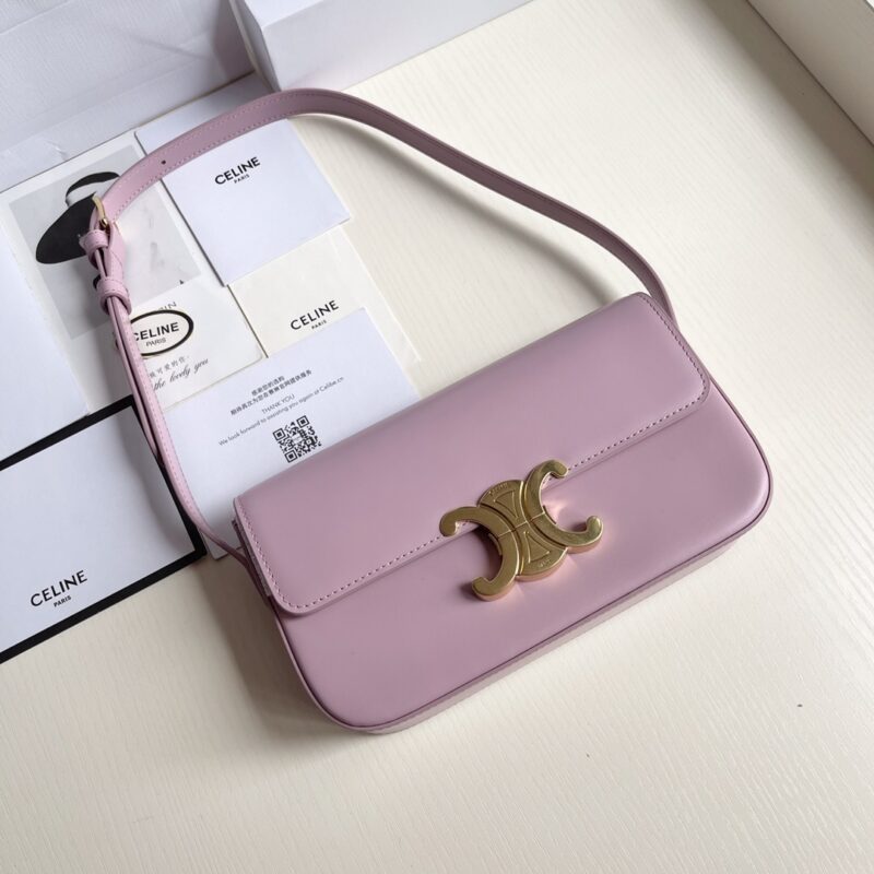 Celine Arc de Triomphe Underarm 20cm Bag in Pink