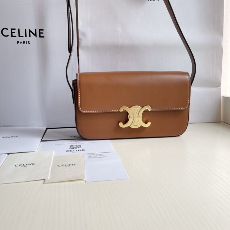 Celine Arc de Triomphe Underarm 20cm Bag in Brown