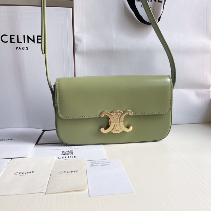 Celine Arc de Triomphe Underarm 20cm Bag in Green