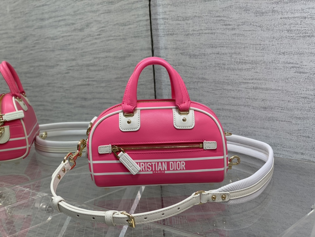Dior Bowling Bag in Pink - Image 3