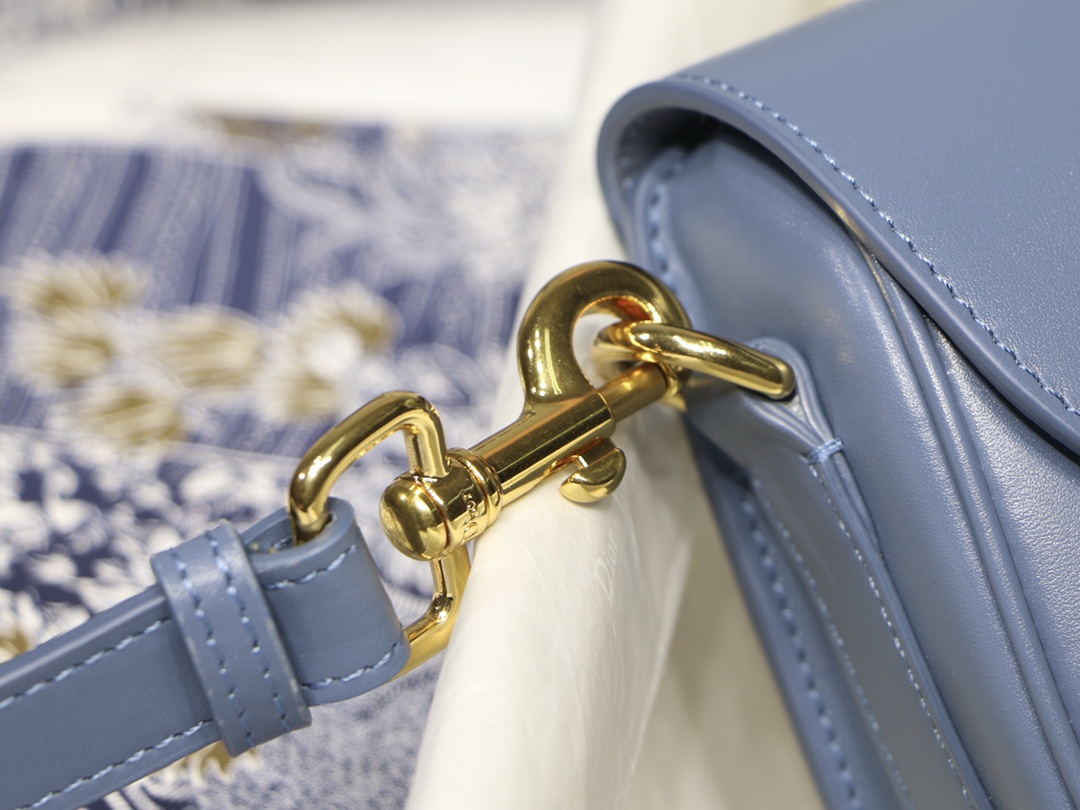 Dior Small Bobby Bag in Retro Blue Leather - Image 7