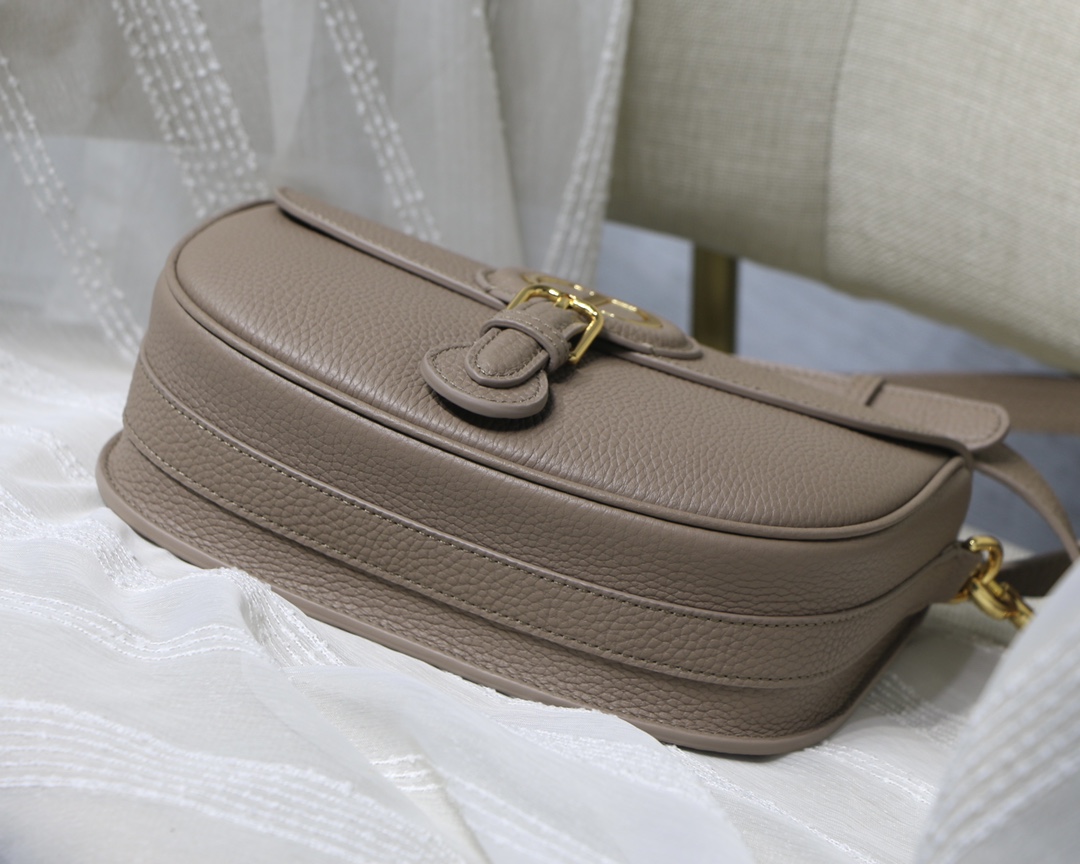 Dior Medium Bobby Bag in Khaki Calfskin - Image 6