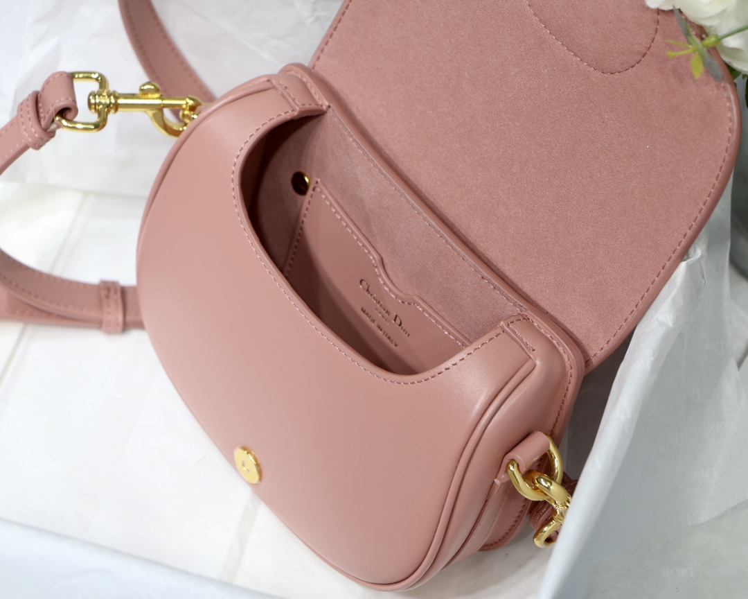 Dior Small Bobby Bag in Pink Calfskin - Image 10