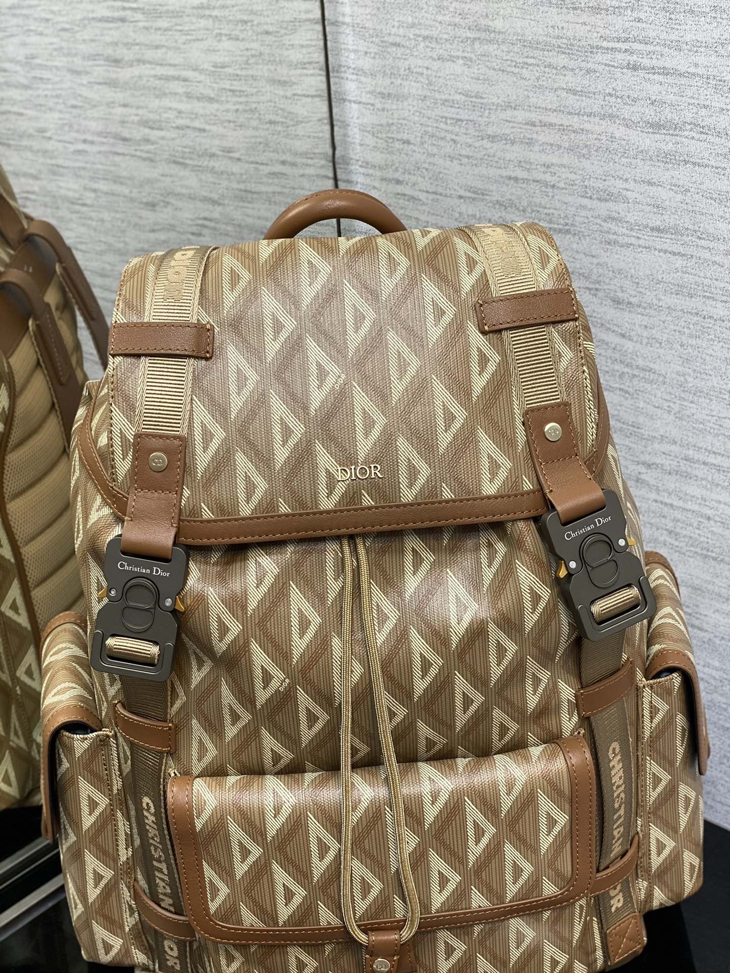 Dior Road Backpack in Brown&Beige - Image 4