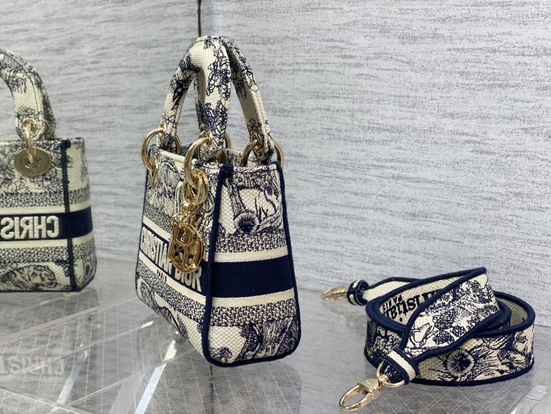 Lady Dior Tiger Embroidery Mini Bag - Image 5