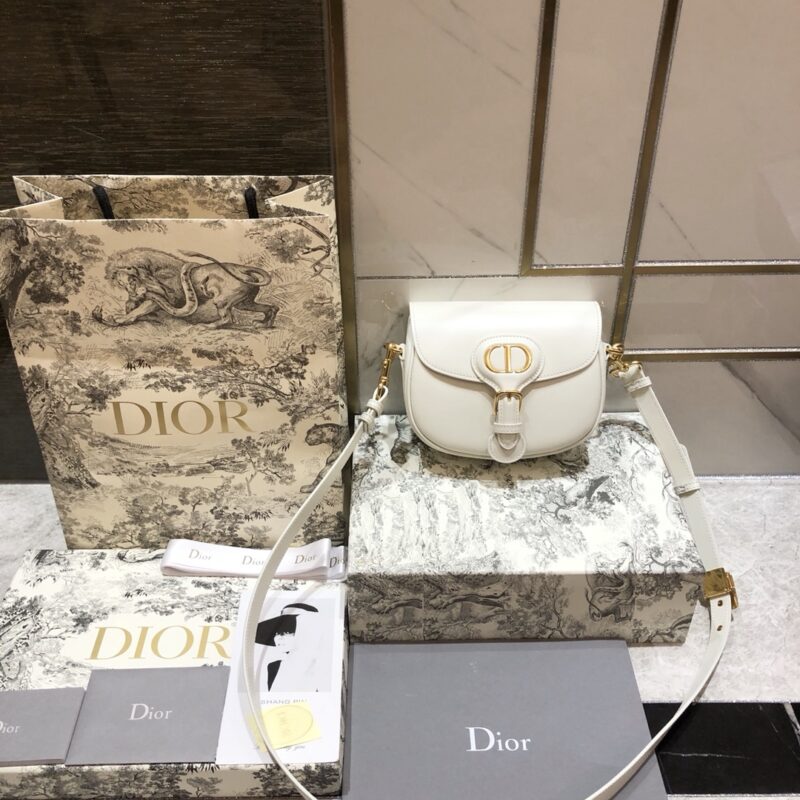 Dior Small Bobby Bag in White