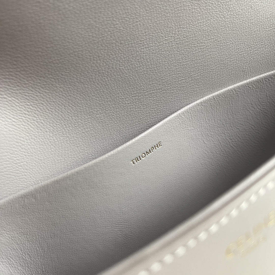 Celine Arc de Triomphe Underarm 20cm Bag in Grey - Image 7