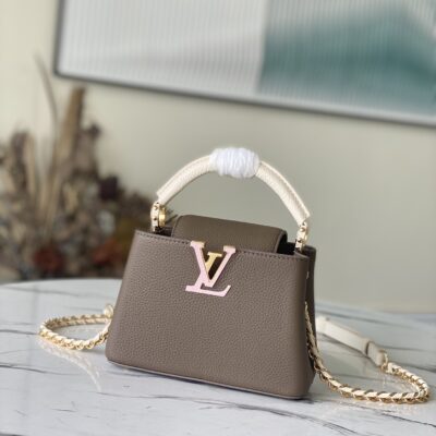 Louis Vuitton Capucines BB Mini Handbag in Brown