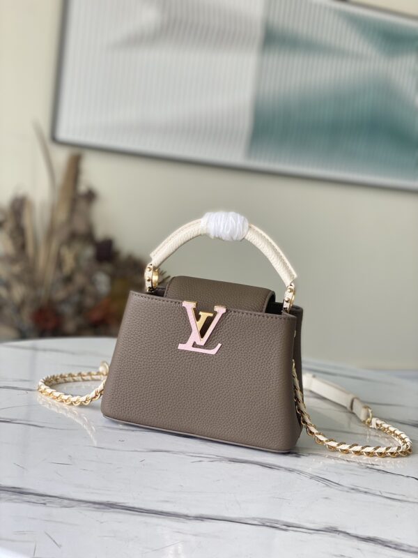 Louis Vuitton Capucines BB Mini Handbag in Brown