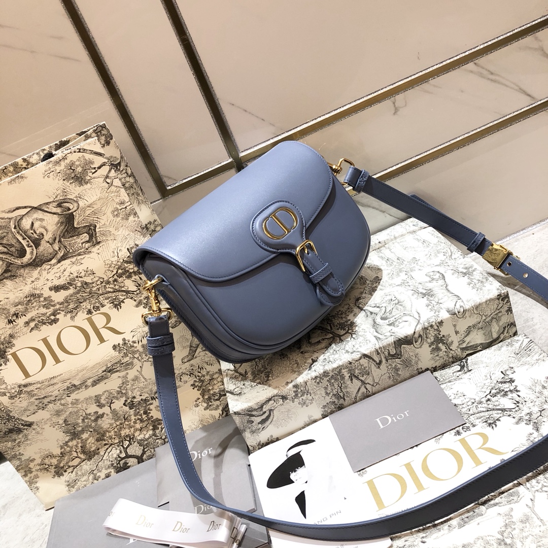 Dior Large Bobby Bag in Blue - Image 3