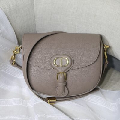 Dior Medium Bobby Bag in Khaki Calfskin