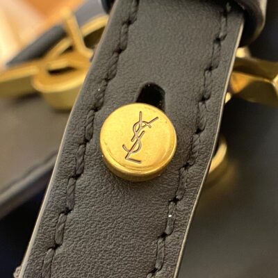 YSL Kaia Small Black Detailed Show