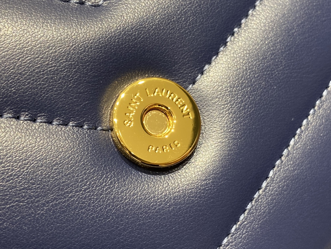YSL Loulou 23 Navy Blue - Image 10