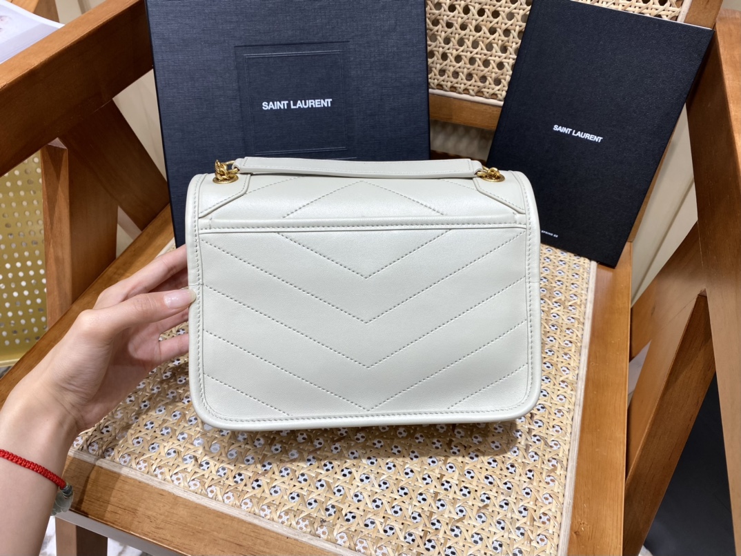 YSL Niki Baby in Lambskin 22 Nata - Image 3