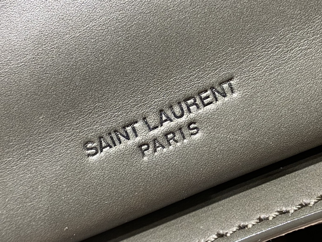 YSL Kaia Mini Olive Green - Image 9