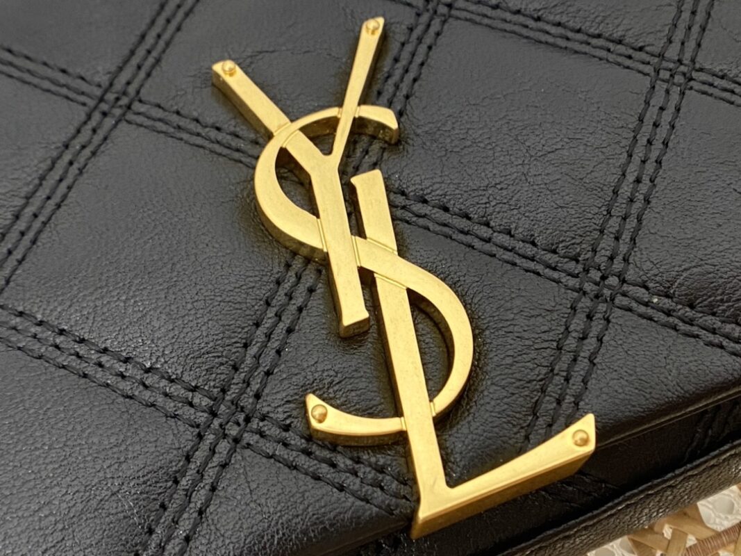 YSL Niki Chain Wallet Bag Black- Detailed Show