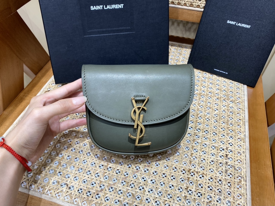 YSL Kaia Mini Olive Green