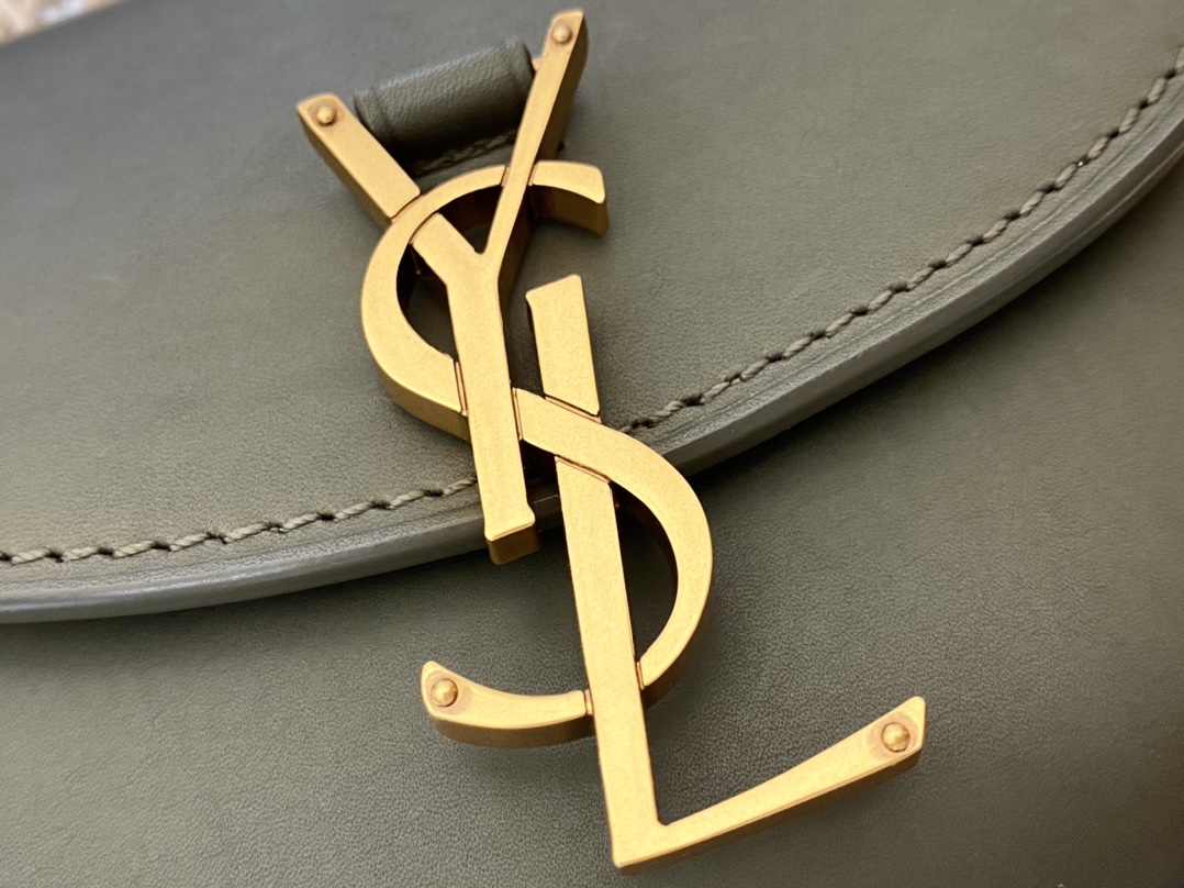 YSL Kaia Mini Olive Green - Image 7