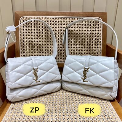 YSL Le 57 Quilted White - ZP vs FK Comparison