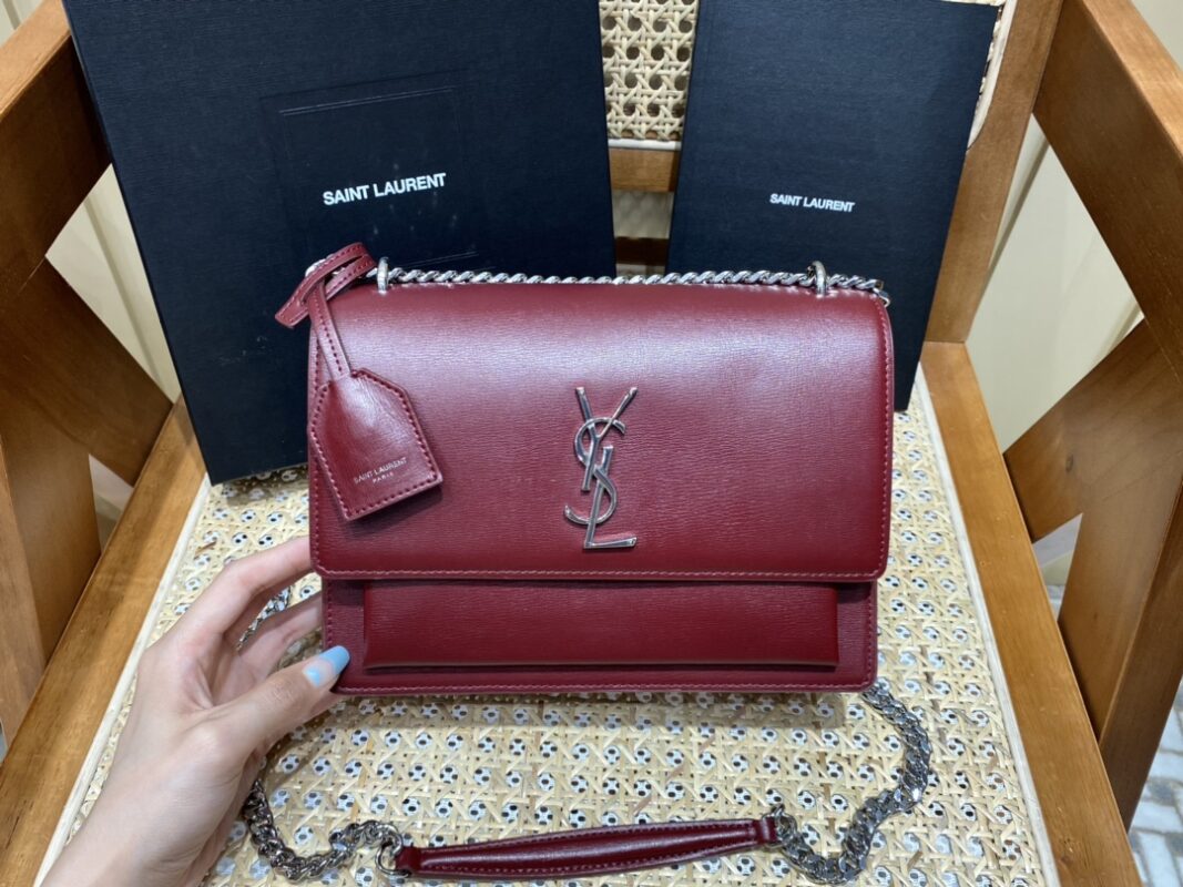 YSL Sunset 22 Wine Red