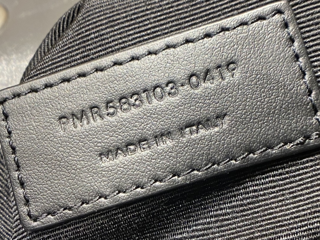 YSL Niki Chain Wallet Dark Blue - Image 9