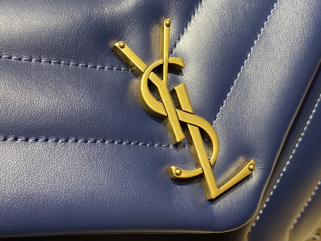 YSL Loulou 23 Navy Blue - Image 7