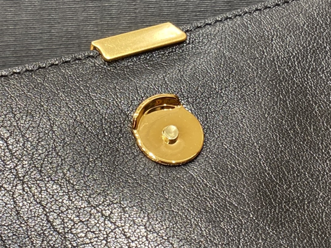 YSL Niki Chain Wallet Bag Black - Image 9