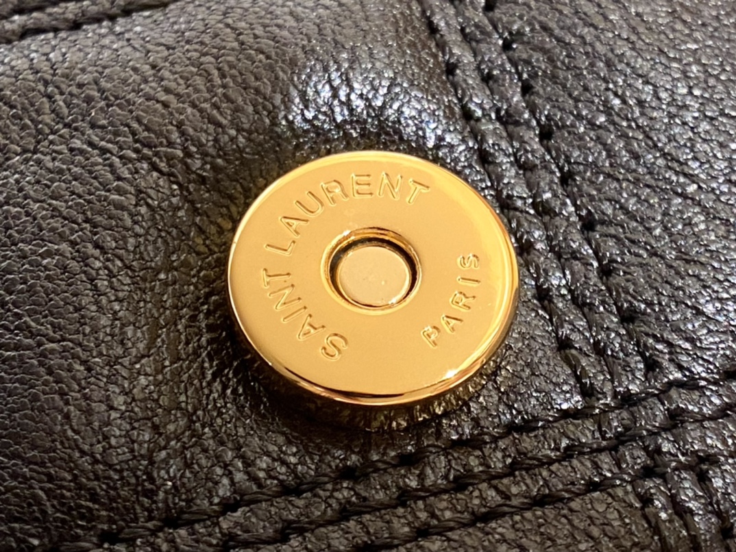 YSL Niki Chain Wallet Bag Black - Image 8