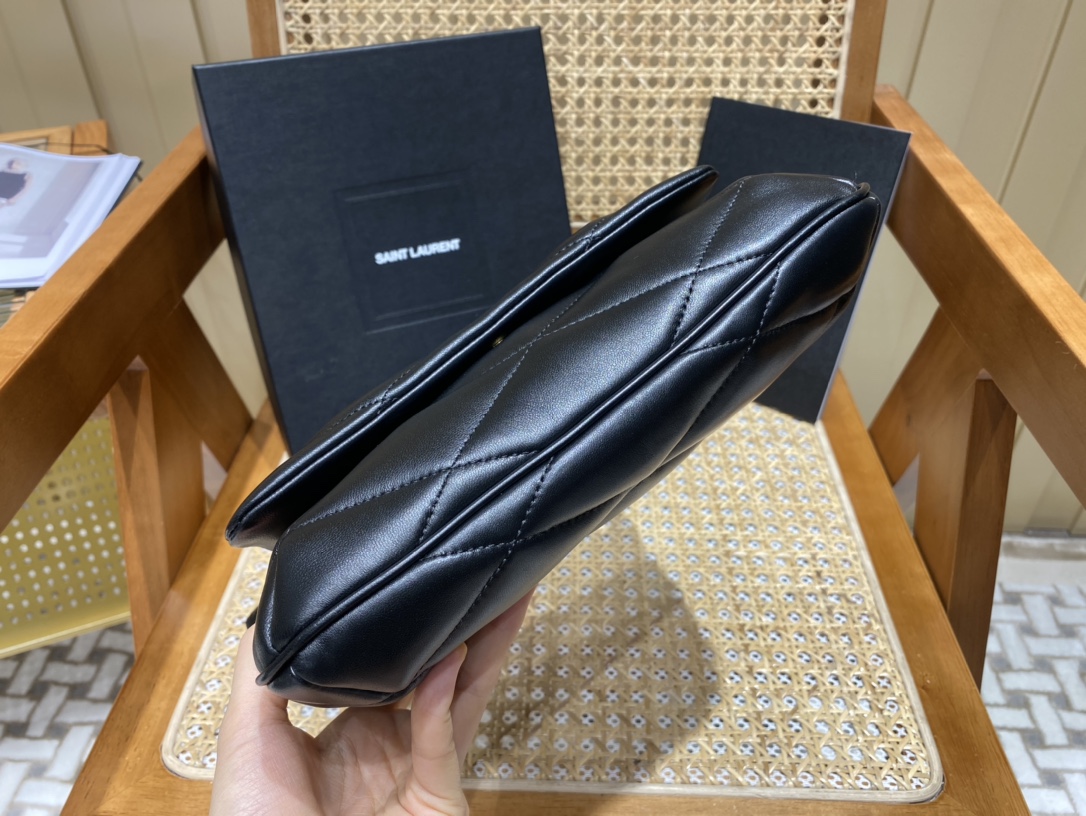 YSL Le 57 Quilted Black Bag - Image 6