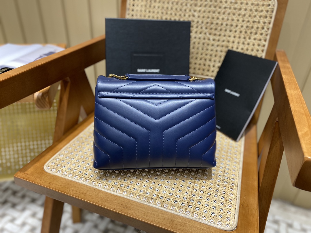 YSL Loulou 23 Navy Blue - Image 3