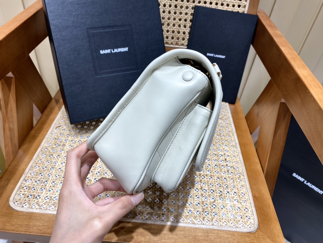 YSL Niki Baby in Lambskin 22 Nata - Image 5