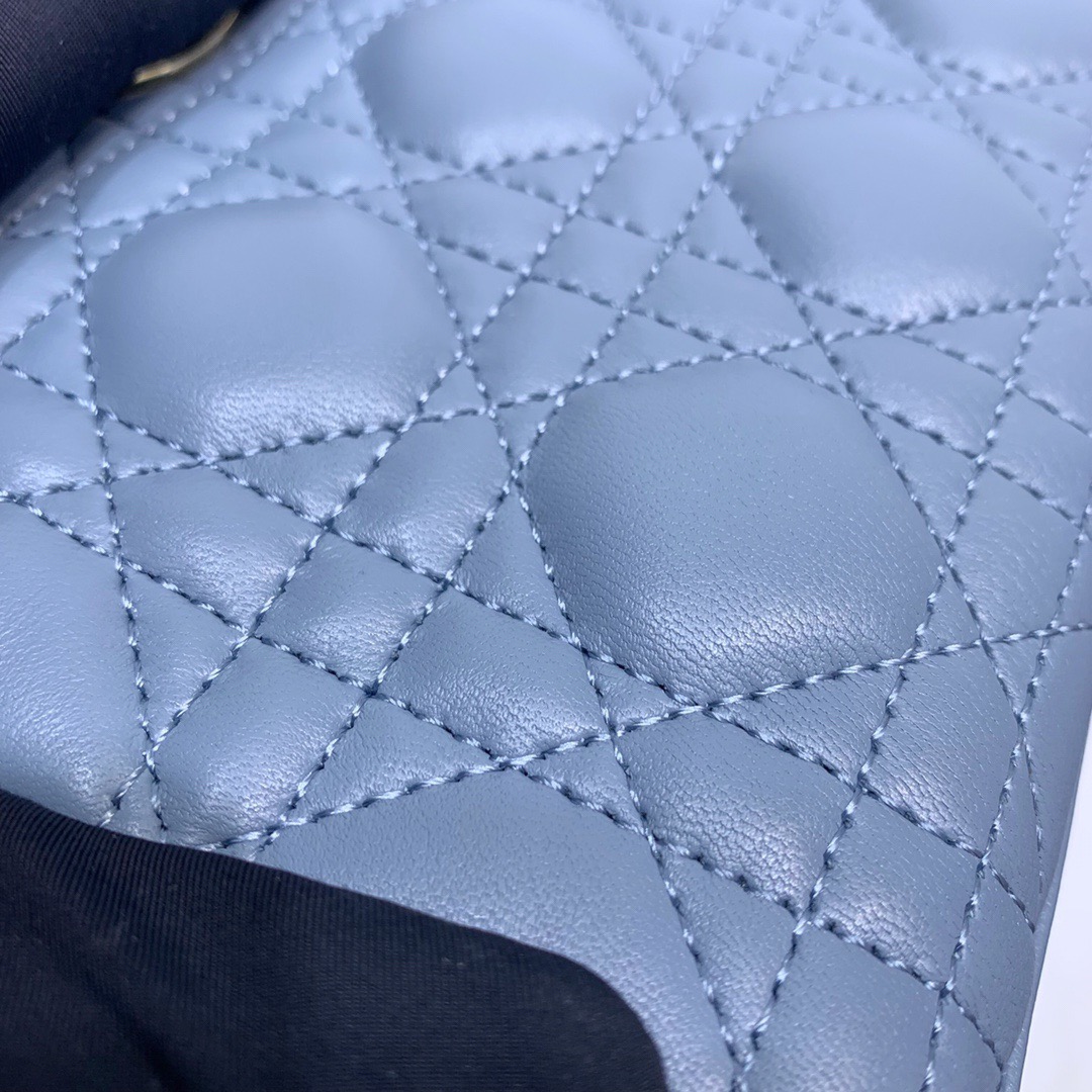 Dior Lady D-joy 26 Bag in Blue - Image 7