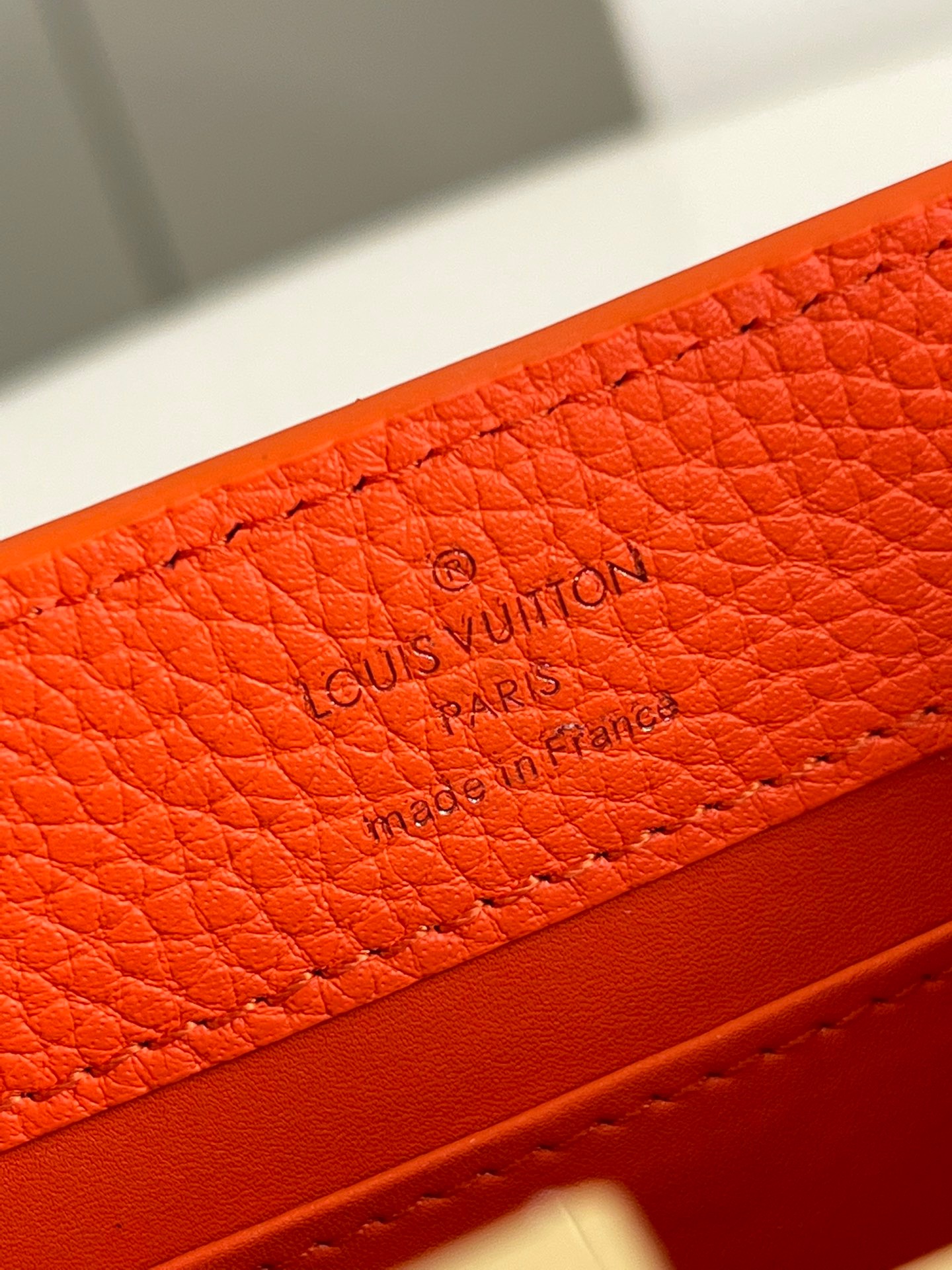 Louis Vuitton Capucines Mini Handbag in Orange&Snake - Image 10