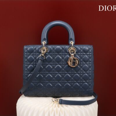 Lady Dior 32 Midnight Blue