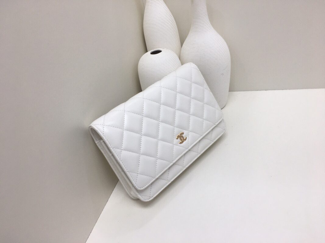 Chanel WOC Fortune Bag 19 in White Lambskin