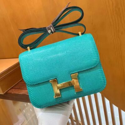 Constance 18 Lizard Turquoise