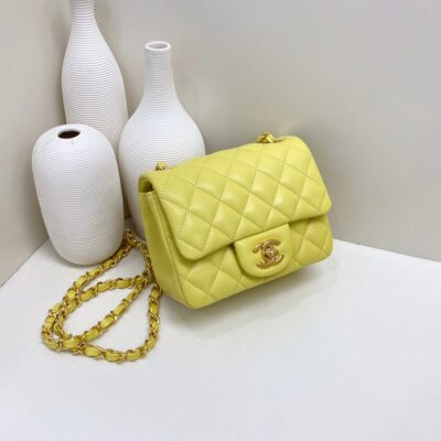 Chanel Classic Flap 17 Lime