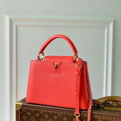 Louis Vuitton Capucines BB Small Handbag in Orange
