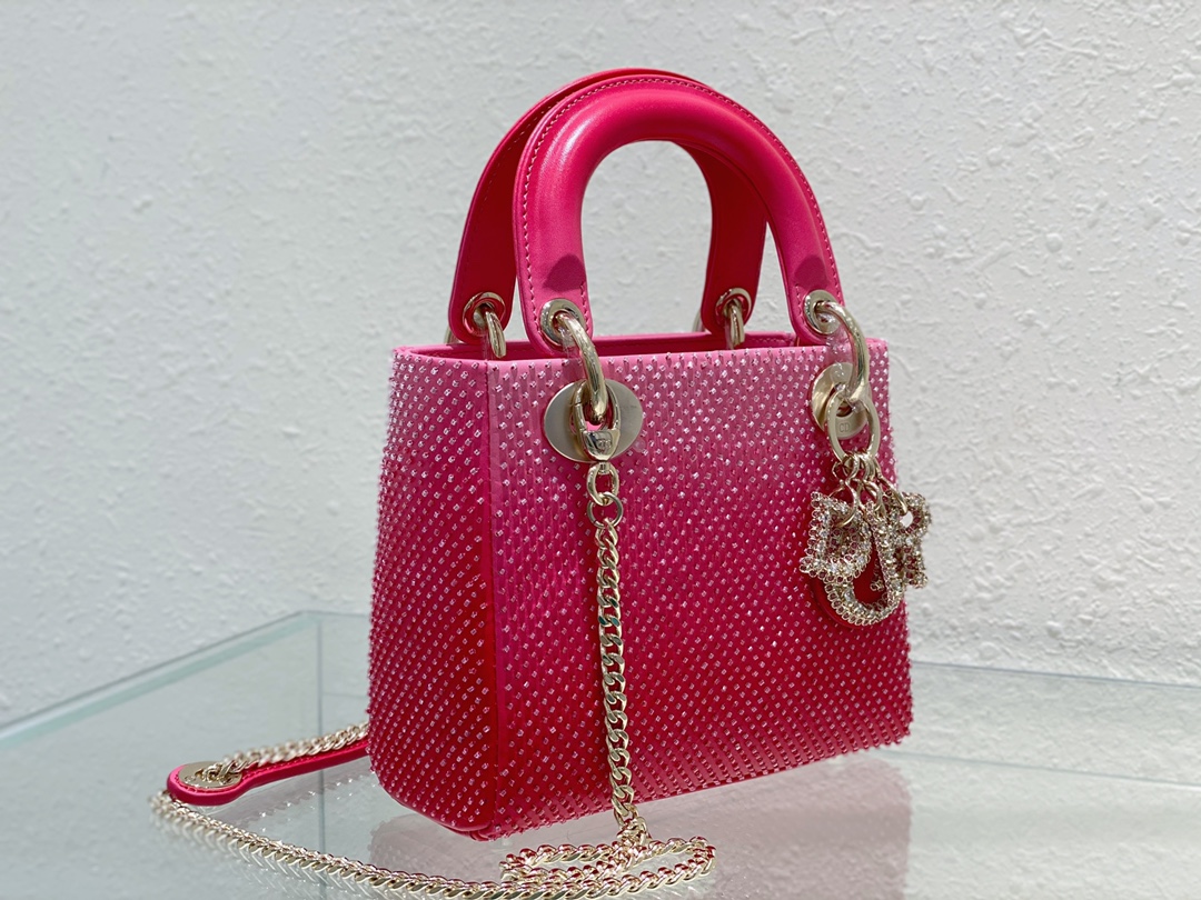 Lady Dior 17 Metallic Pink - Image 5