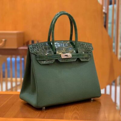 Birkin Touch 30 Vert Fonce