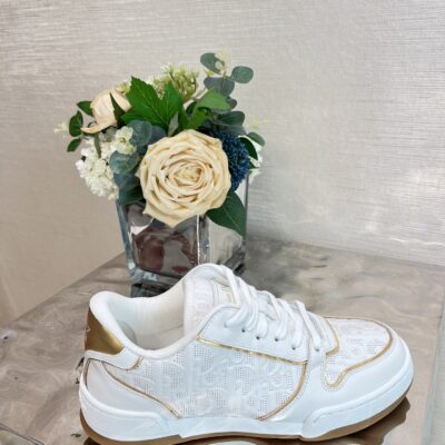 Dior Golden Lines White Sneakers