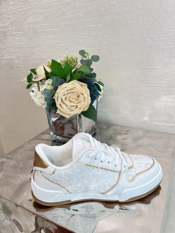 Dior Golden Lines White Sneakers