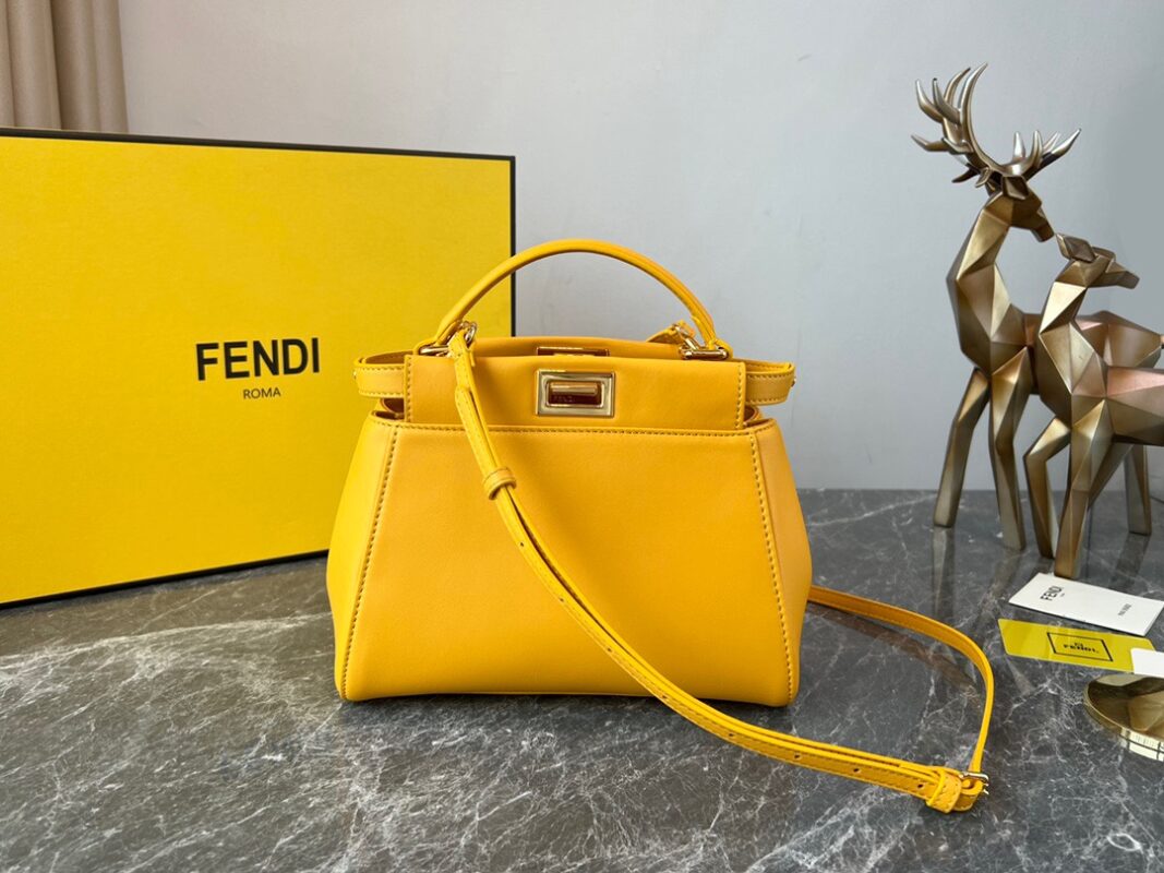 Fendi Peekaboo Yellow Bag